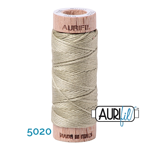 AURIFLOSS-Stickgarn, Farbe 5020 - Klöppelwerkstatt, Minispulen mit 4,3g, teilbares Baumwollgarn zum Sticken, Klöppeln, Nähen, Patchwork, ägyptische Baumwolle