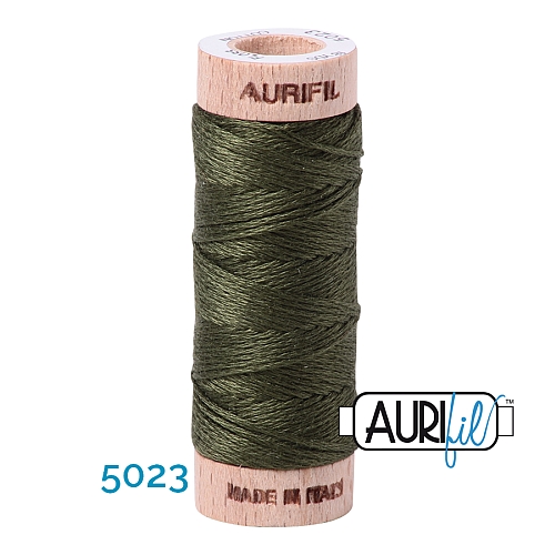 AURIFLOSS-Stickgarn, Farbe 5023 - Klöppelwerkstatt, Minispulen mit 4,3g, teilbares Baumwollgarn zum Sticken, Klöppeln, Nähen, Patchwork, ägyptische Baumwolle