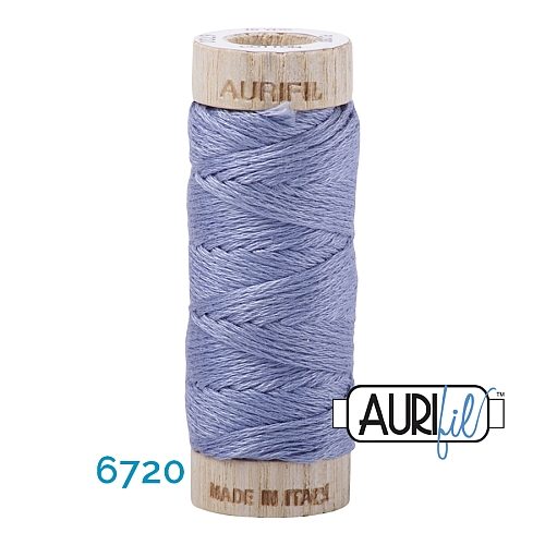 AURIFLOSS-Stickgarn, Farbe 6720 - Klöppelwerkstatt, Minispulen mit 4,3g, teilbares Baumwollgarn zum Sticken, Klöppeln, Nähen, Patchwork, ägyptische Baumwolle
