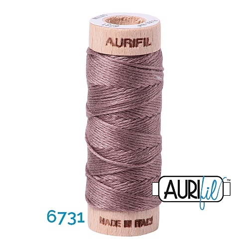 AURIFLOSS-Stickgarn, Farbe 6731 - Klöppelwerkstatt, Minispulen mit 4,3g, teilbares Baumwollgarn zum Sticken, Klöppeln, Nähen, Patchwork, ägyptische Baumwolle
