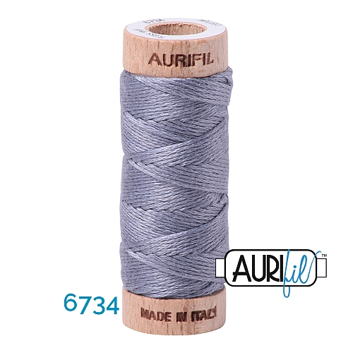 AURIFLOSS-Stickgarn, Farbe 6734 - Klöppelwerkstatt, Minispulen mit 4,3g, teilbares Baumwollgarn zum Sticken, Klöppeln, Nähen, Patchwork, ägyptische Baumwolle