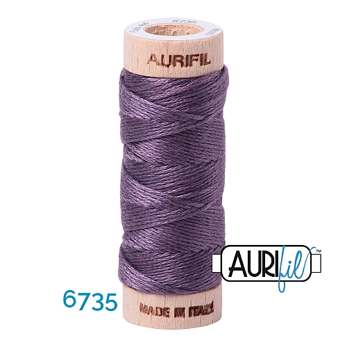 AURIFLOSS-Stickgarn, Farbe 6735 - Klöppelwerkstatt, Minispulen mit 4,3g, teilbares Baumwollgarn zum Sticken, Klöppeln, Nähen, Patchwork, ägyptische Baumwolle
