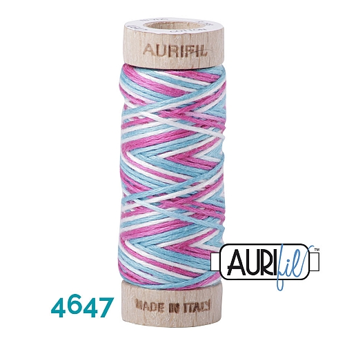 AURIFLOSS-Stickgarn, Farbe 4647 - Klöppelwerkstatt, Minispulen mit 4,3g, teilbares Baumwollgarn zum Sticken, Klöppeln, Nähen, Patchwork, ägyptische Baumwolle