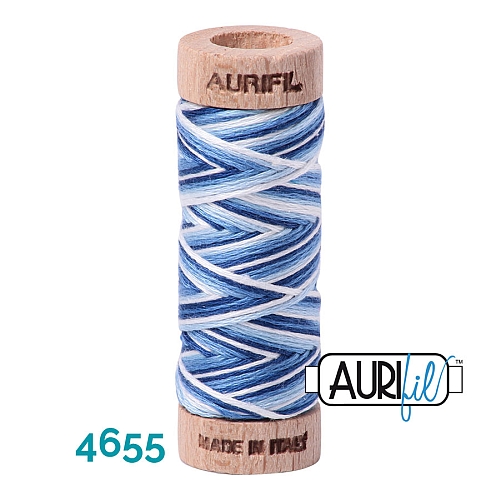 AURIFLOSS-Stickgarn, Farbe 4655 - Klöppelwerkstatt, Minispulen mit 4,3g, teilbares Baumwollgarn zum Sticken, Klöppeln, Nähen, Patchwork, ägyptische Baumwolle
