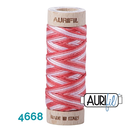 AURIFLOSS-Stickgarn, Farbe 4668 - Klöppelwerkstatt, Minispulen mit 4,3g, teilbares Baumwollgarn zum Sticken, Klöppeln, Nähen, Patchwork, ägyptische Baumwolle