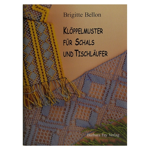 Klöppelmuster für Schals und Tischläufer ~ Brigitte Bellon in der Klöppelwerkstatt erhältlich, klöppeln, Schal