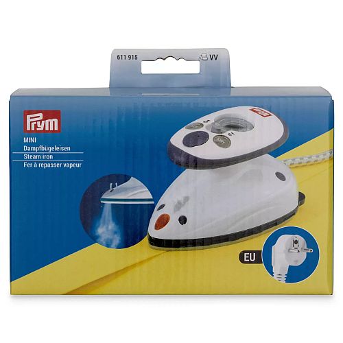 Prym-Dampfbügeleisen Mini, Handliches Dampfbügeleisen für die Reise, in der Klöppelwerkstatt erhältlich, nähen, bügeln, patchwork, Quilten, Dämpfen, stricken