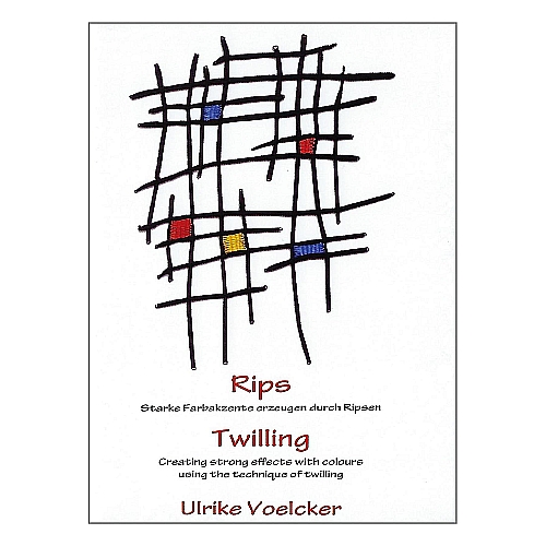 Rips-Twilling - Starke Farbakzente durch Ripsen - Ulrike Voelcker, was ist Ripsen? Zusammenhänge verstehen, klöppeln, Klöppelwerkstatt