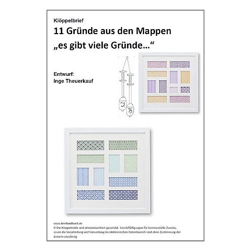 Klöppelbrief 11 Torchon-Gründe ~ Inge Theuerkauf, in der Köppelwerkstatt, klöppeln, Torchon, Klöppelbrief