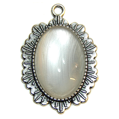 Anhänger Sonne oval mit Stein in perlmut, zum klöppeln, in der Klöppelwerkstatt, Schmuck, Kette, klöppeln, Torchon