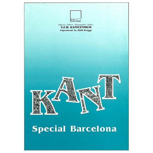 Spezial Kant Barcelona ~ Kantcentrum Brugge - in der Klöppelwerkstatt, erschienen zum World Lace Congreß. Mappe mit 10 Mustern, Torchon, klöppeln