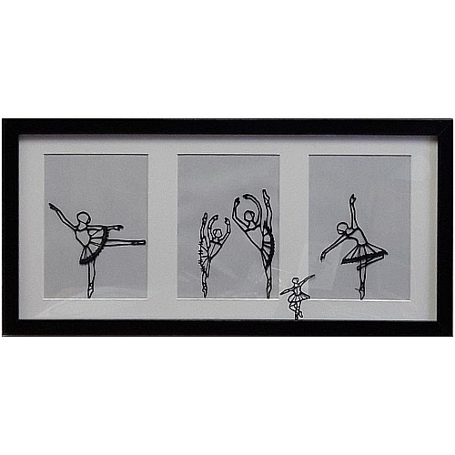 Ballerinas ~ Volkskunstschule d. ERZ - Klöppelwerkstatt, klöppeln, Tänzerinnen