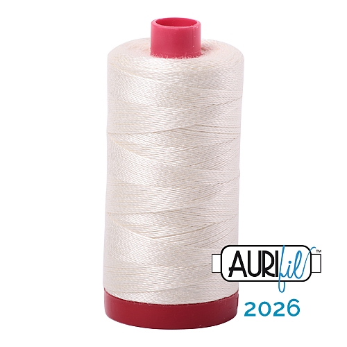 AURIFIl 12wt - Farbe 2026 in der Klöppelwerkstatt erhältlich, zum klöppeln, stricken, stricken, nähen, quilten, für Patchwork, Handsticken, Kreuzstich bestens geeignet.