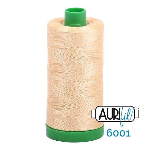 AURIFIl 40wt - Farbe 6001, 1000mt, in der Klöppelwerkstatt erhältlich, zum klöppeln, stricken, stricken, nähen, quilten, für Patchwork, Handsticken, Kreuzstich bestens geeignet.