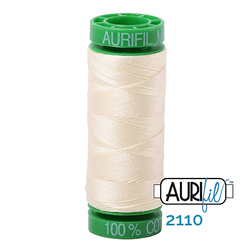AURIFIl 40wt - Farbe 2110, 150mt, in der Klöppelwerkstatt erhältlich, zum klöppeln, stricken, stricken, nähen, quilten, für Patchwork, Handsticken, Kreuzstich bestens geeignet.