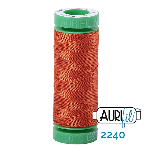 AURIFIl 40wt - Farbe 2240, 150mt, in der Klöppelwerkstatt erhältlich, zum klöppeln, stricken, stricken, nähen, quilten, für Patchwork, Handsticken, Kreuzstich bestens geeignet.
