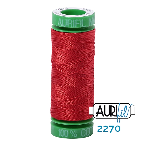 AURIFIl 40wt - Farbe 2270, 150mt, in der Klöppelwerkstatt erhältlich, zum klöppeln, stricken, stricken, nähen, quilten, für Patchwork, Handsticken, Kreuzstich bestens geeignet.