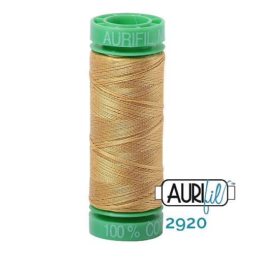 AURIFIl 40wt - Farbe 2920, 150mt, in der Klöppelwerkstatt erhältlich, zum klöppeln, stricken, stricken, nähen, quilten, für Patchwork, Handsticken, Kreuzstich bestens geeignet.