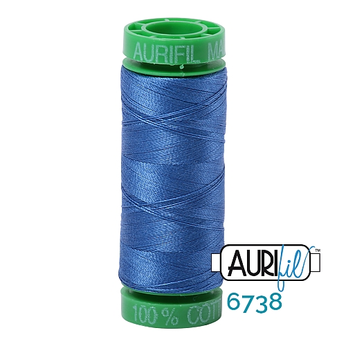 AURIFIl 40wt - Farbe 6738, 150mt, in der Klöppelwerkstatt erhältlich, zum klöppeln, stricken, stricken, nähen, quilten, für Patchwork, Handsticken, Kreuzstich bestens geeignet.