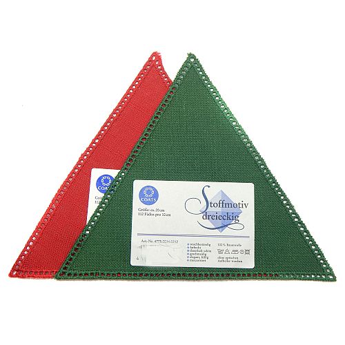 Anhäkelform Triangle, in 2 Farben erhältlich, in der Klöppelwerkstatt, häkeln, klöppeln, Lochranddeckchen