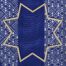 Holzrahmen Stern 8-zack - Klöppelwerkstatt, Außenmaße: von Spitze zu Spitze: 19,3 cm, Holzrahmen ist gelasert, braune Kante, ca. 4 mm breit, klöppeln, Weihnachten, sterne, Buche, Dekoration,