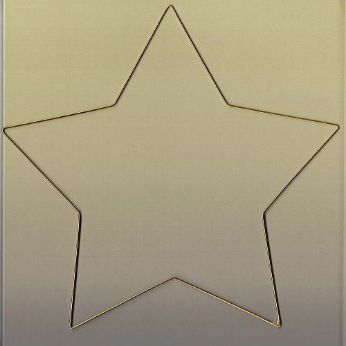 Metallrahmen Stern 5-zack - Klöppelwerkstatt, in 5 Größen, vergoldet, sehr hochwertig, behält die Farbe, läuft nicht an, Klöppelbriefe erhältlich, klöppeln, Weihnachten, Christmas, Sterne, Dekoration, Größe 5