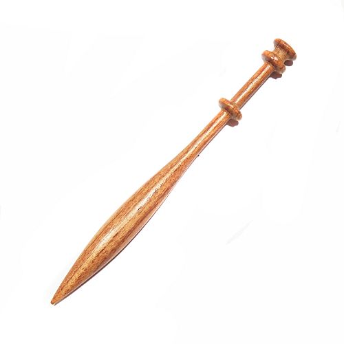 Schweizer Klöppel klein, in der Holzart Pau Rosa 23 - Klöppelwerkstatt, Zum Klöppeln auf dem Flachkissen, Klöppel, Kantklos, Klos, klöppeln