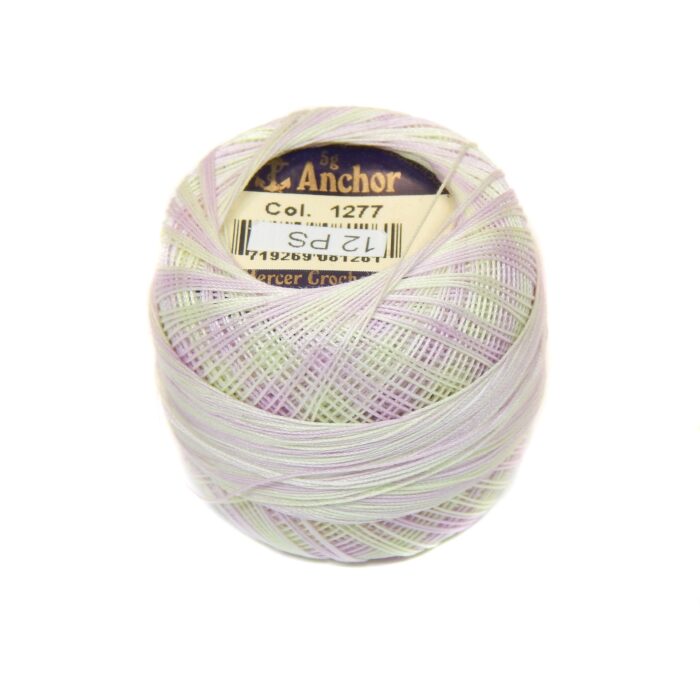 Anchor Spitzengarn 80 in der Farbe 1277 - Klöppelwerkstatt, doppelt gedrehte, mercerisierte ägyptische BW. Ideal zum Klöppeln, Quilten und Sticken
