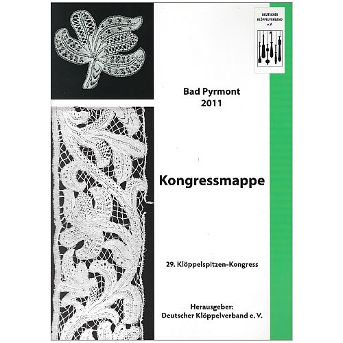 Kongressmappe 2011 Bad Pyrmont - DKV, Second Hand, 36 Klöppelbriefe, Deutscher Klöppelverband, klöppeln