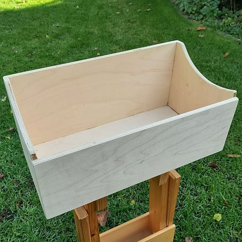 Tischständer - Second Hand - Klöppelwerkstatt, im Kundenauftrag zu verkaufen, 39 cm x 20 cm, ideal für Reisen oder zum Mitnehmen zum Klöppelkurs