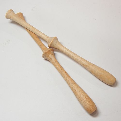 24 Wollklöppel - Second Hand - Köppelwerkstatt, schmale Form, Größe 11,5cm x 2cm, klöppeln, Wolle