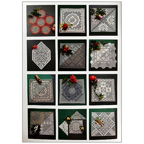 Mehr oder weniger Verspielt ~ Ursula Bohatsch - Klöppelwerkstatt, 25 Spitzen, 17 Torchonspitzen, 7 Bandspitzen, 2 mit Variationen, 6 mit Occhiolini, klöppeln