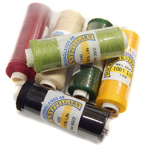 Bockens Leinengarn SH, Second Hand, in verschiedenen Stärken und Farben, in der Klöppelwerkstatt erhältlich, zum klöppeln, stricken, häkeln, für die Buchbinderei, Modellbau, Sticken, weben und für den Ebenseer Kreuzstich, sehr gut geeignet.