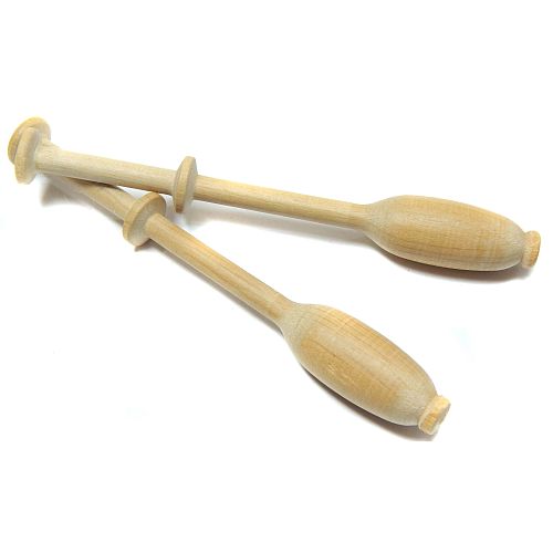 Torchon Klöppel Buche - Second Hand - Köppelwerkstatt, Buchenholz, sehr glatt geschliffen, Größe 10cm , klöppeln