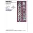 Klöppelbrief Lesezeichen 3 - Inge Theuerkauf - Klöppelwerkstatt, ca.16 Paare, empf. Garne: Leinengarn Stärke Nel 60/2, klöppeln,