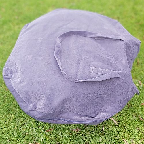 Tasche für eine Klöppelplatte - Second Hand - Klöppelwerkstatt, Tasche mit seitlichen Reisverschlüssen zum aufklappen, für eine runde oder 8-eckige Klöppelplatte, Zubehör