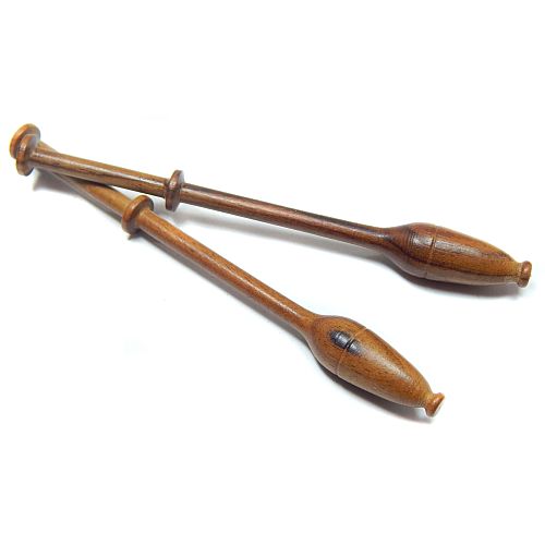 Flachkissenklöppel flandrische Form mit Rille, Klöppelwerkstatt, Second Hand, klöppeln, Anfänger, Flachkissen