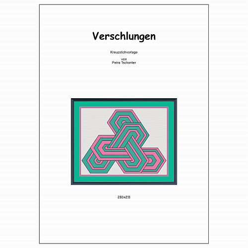 Verschlungen - Petra Tschanter, sticken, Stickanleitung
