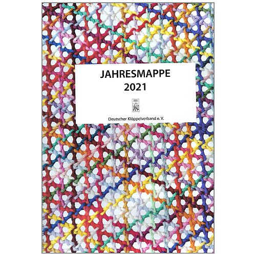 Kongressmappen vom DKV e.V. - Klöppelwerkstatt, gebrauchtes Buch herausgegeben vom Deutschen Klöppelverband e.V, klöppeln, Torchon, Spitzentechnik, Bänderspitze, von 2021