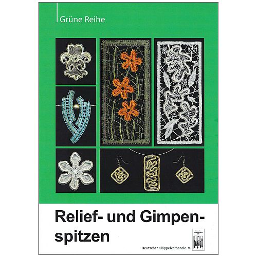 Die allgemeine Technik dieser Spitzentechnik wird erklärt + 16 Muster mit Klöppelbriefe, klöppeln