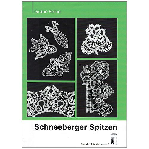 Schneeberger SH - DKV - Grüne Reihe - Klöppelwerkstatt, 10 Motive in Schneeberger-Spitze, klöppeln