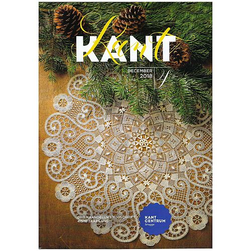 Kant SH - Kantcentrum Brügge - Klöppelwerkstatt, eine Verbandszeitschrift, herausgegeben vom Kantcentrum in Brügge (BE), klöppeln, Heft Dez. 2018