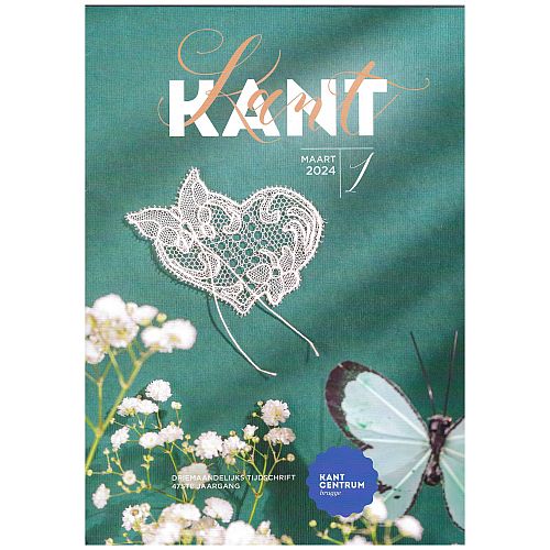 Kant SH - Kantcentrum Brügge - Klöppelwerkstatt, eine Verbandszeitschrift, herausgegeben vom Kantcentrum in Brügge (BE), klöppeln, Heft März 2024