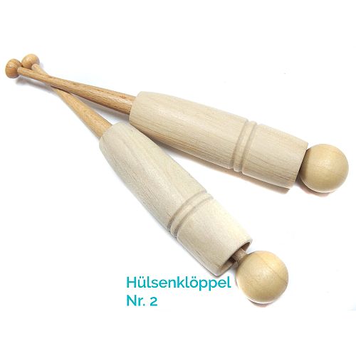 Hülsenklöppel Nr. 2 - Second Hand - Köppelwerkstatt, im Kundenauftrag zu verkaufen! sehr schöne, alte Hülsenklöppel, klöppeln, klöppeln an der Rolle, Anfänger