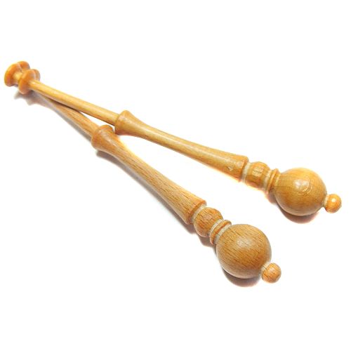 Klöppel Typ Niederlande Rotbuche SH - Köppelwerkstatt, im Kundenauftrag zu verkaufen! Klöppel in der Holzart Rotbuche, klöppeln, Klöppel, Flachkissen