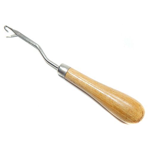 Knüpfhalen mit Holzgriff SH - Klöppelwerkstatt, Junghans, knüpfen