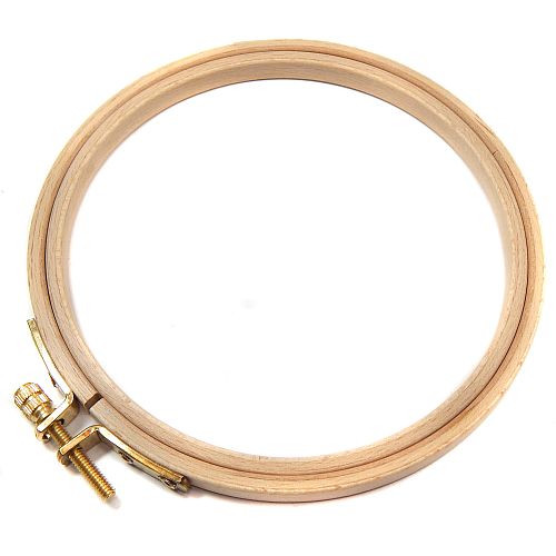 Stickrahmen in 2 Größen SH - Klöppelwerkstatt, 2 verschiedene Modelle aus Buchenholz, Größe: d=13 cm und d=11 cm, sticken