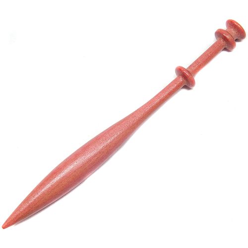 Schweizer Klöppel klein, in der Holzart Pink Ivory 14 - Klöppelwerkstatt, Zum Klöppeln auf dem Flachkissen, Klöppel, Kantklos, Klos, klöppeln