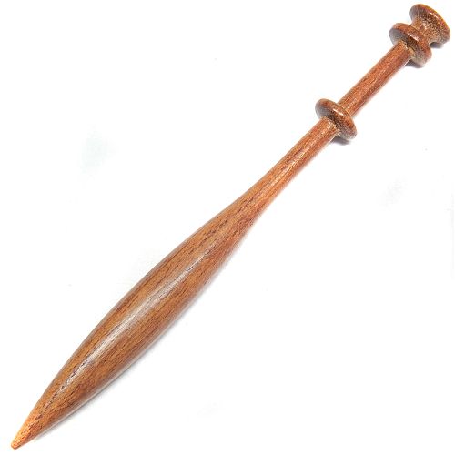 Schweizer Klöppel klein, in der Holzart Palisander 17 - Klöppelwerkstatt, Zum Klöppeln auf dem Flachkissen, Klöppel, Kantklos, Klos, klöppeln