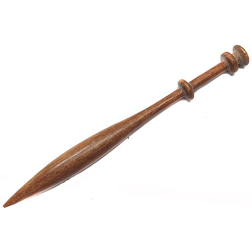 Schweizer Klöppel klein, in der Holzart Satine 9 - Klöppelwerkstatt, Zum Klöppeln auf dem Flachkissen, Klöppel, Kantklos, Klos, klöppeln